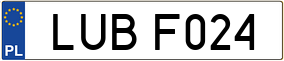 Truck License Plate